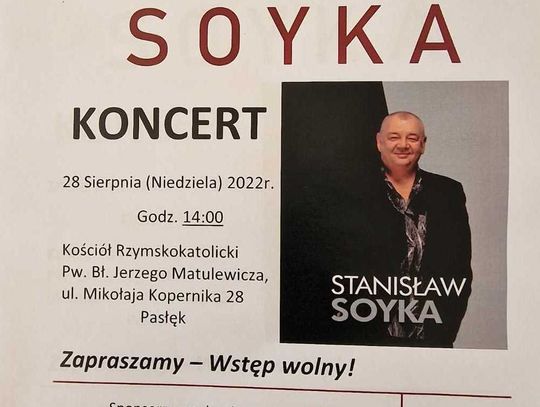 Koncert Soyki z okazji 22 –lecia powiatu elbląskiego