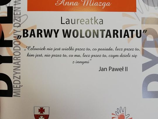 LSP laureatem Barw Wolontariatu