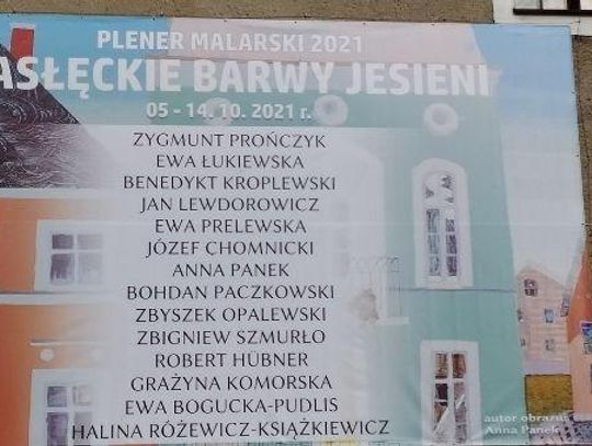 "Pasłęckie barwy jesieni" - plener malarski