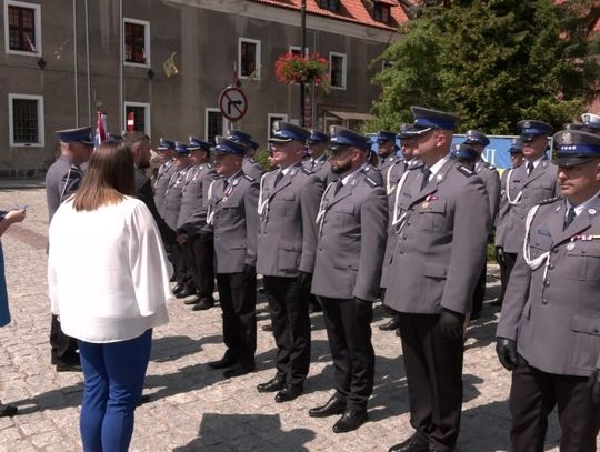 Policjanci świętowali w Pasłęku [WIDEO]