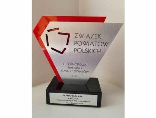 Powiat elbląski zajął V miejsce w ogólnopolskim rankingu powiatów 