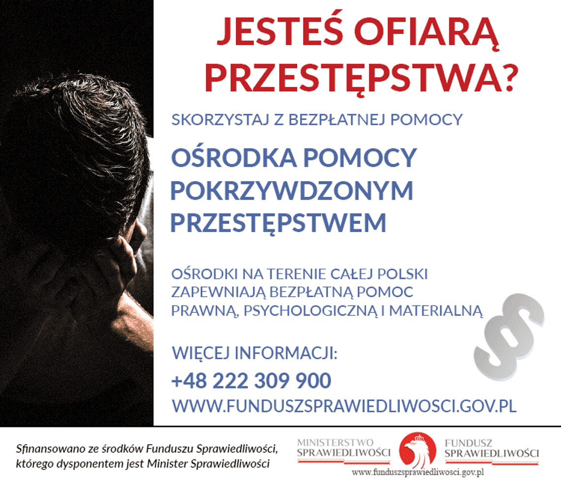 Bezpłatna pomoc ofiarom przestępstw