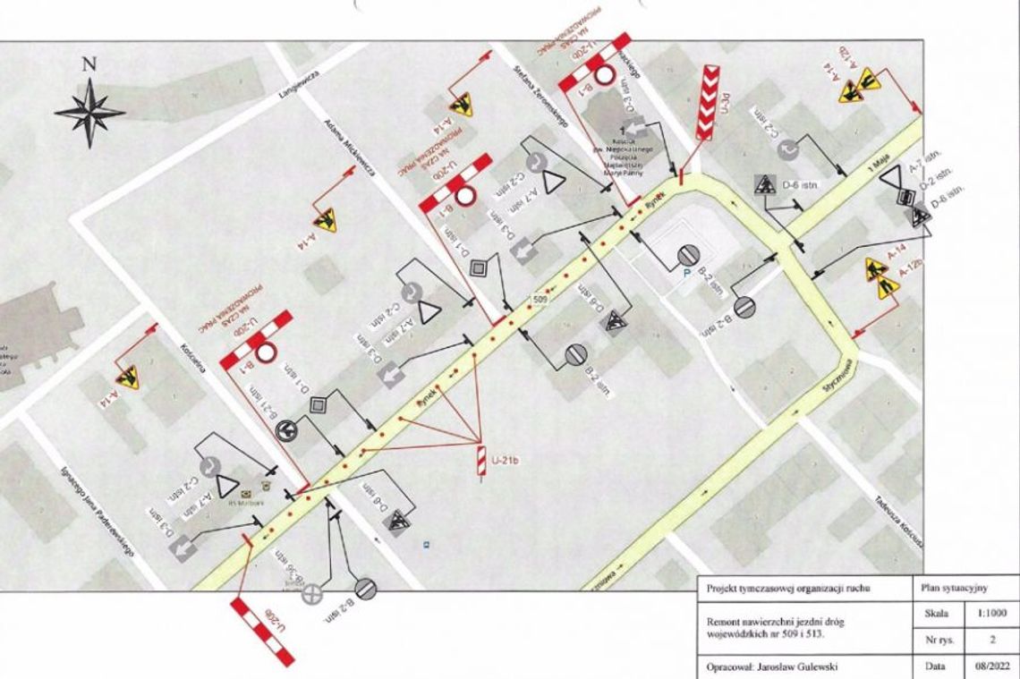 Czasowa organizacja ruchu [MAPA]