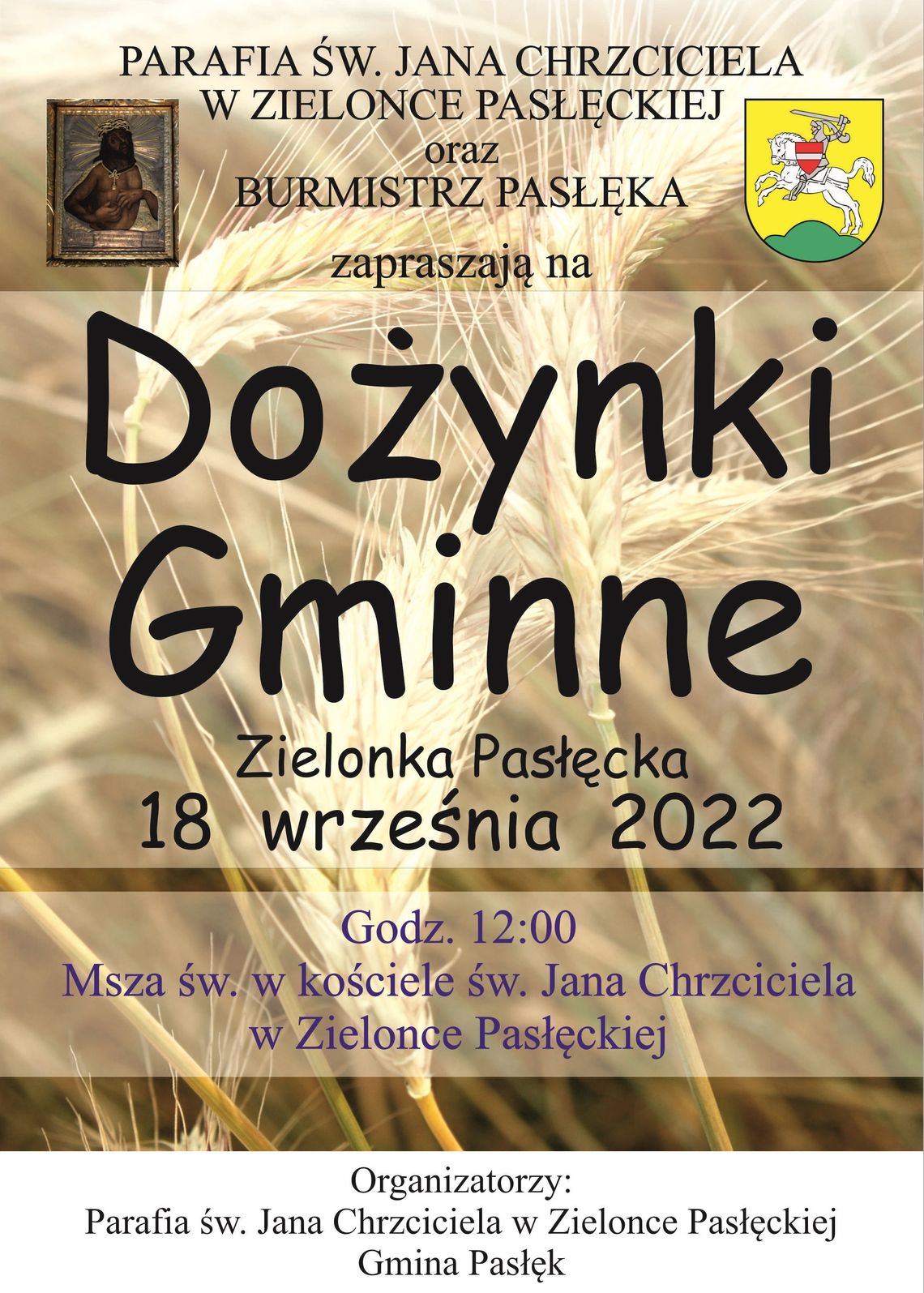 Dożynki Gminne w Zielonce Pasłęckiej 2022