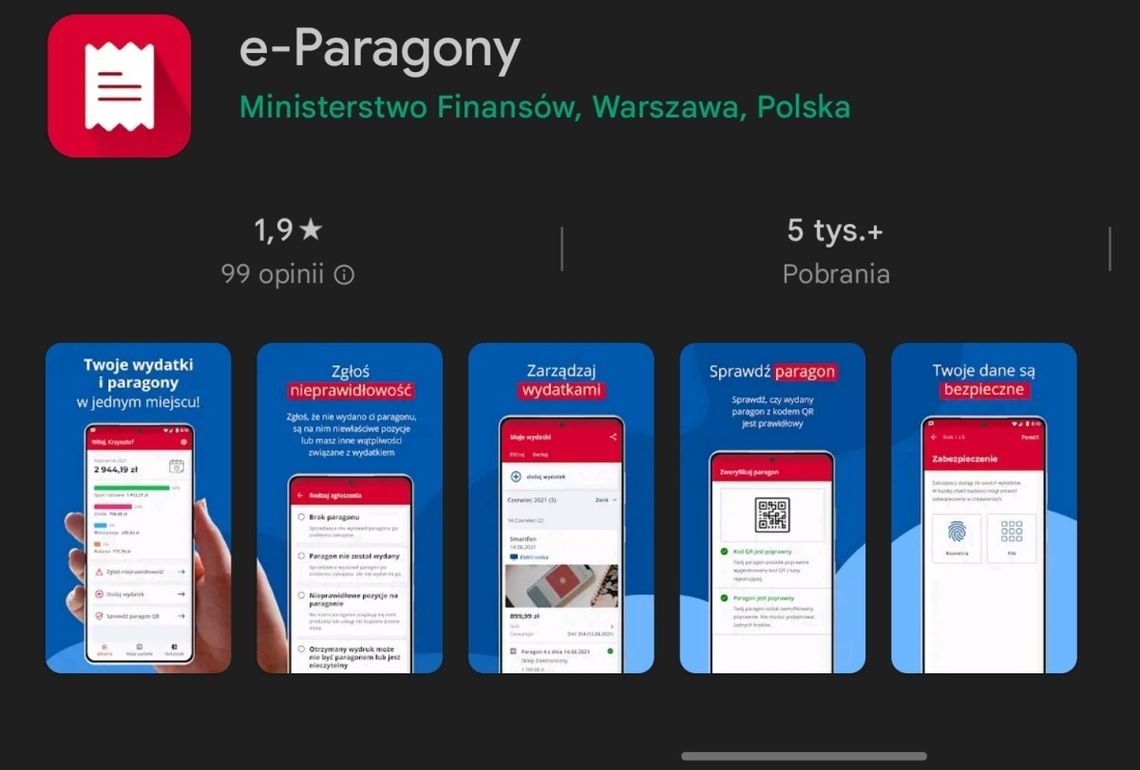 e-Paragony narzędziem dla fiskusa? Rządowa aplikacja pomoże złożyć donos