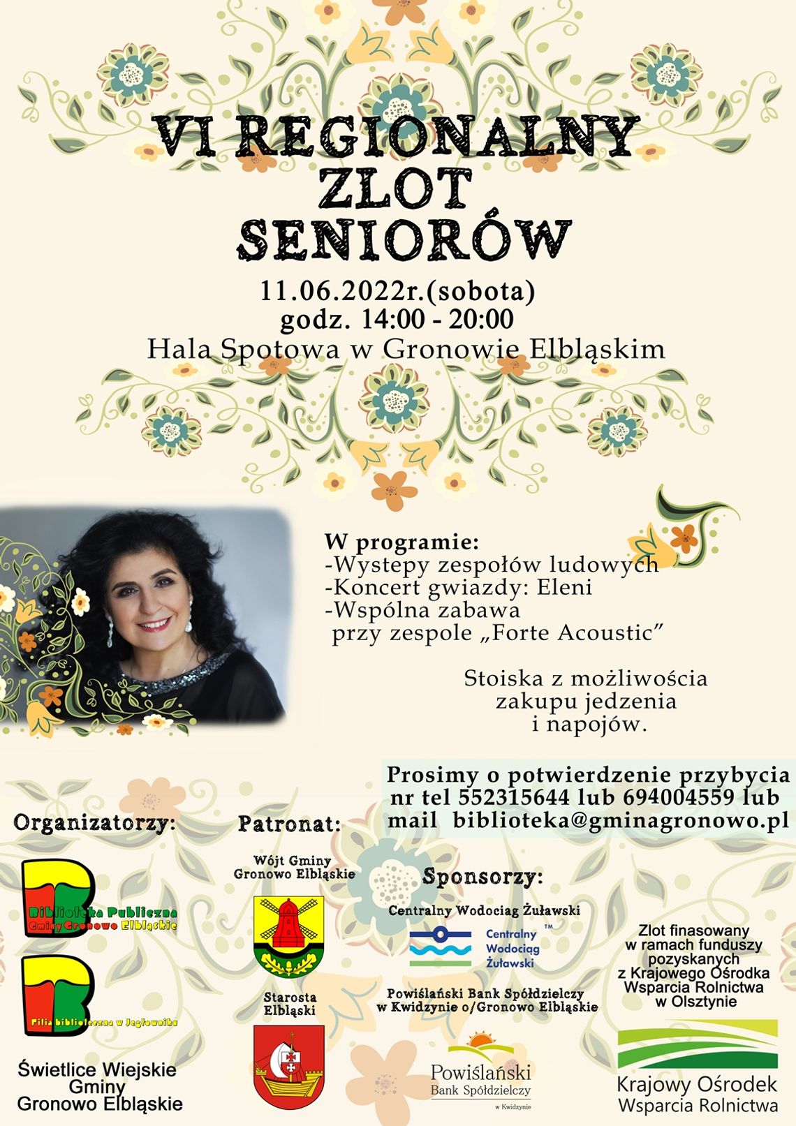 Eleni zaśpiewa dla seniorów