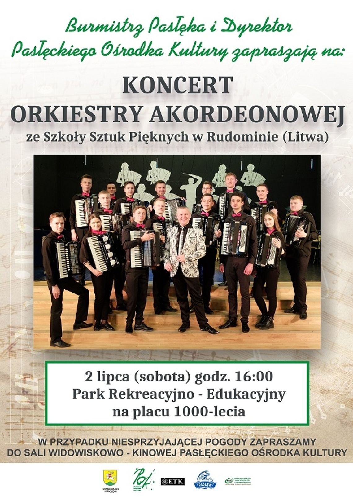 Koncert Orkiestry Akordeonowej w Pasłęku