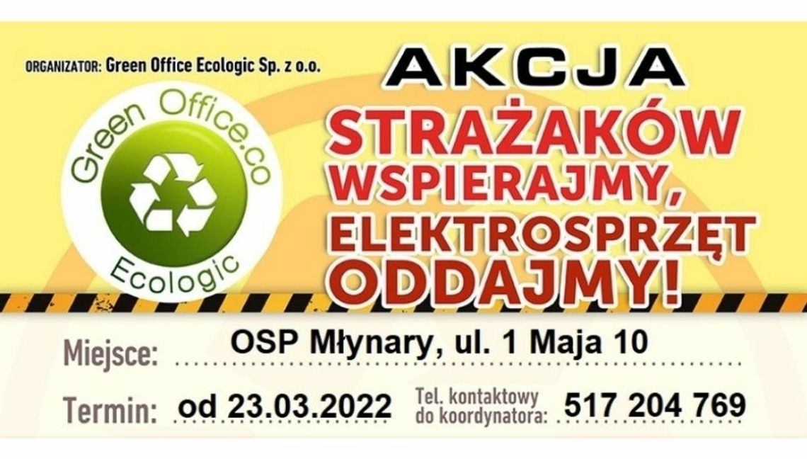 Oddaj elektrośmieci i wesprzyj strażaków