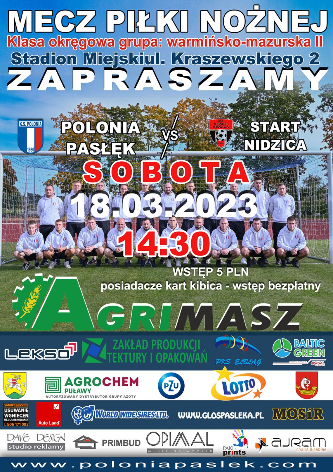 Polonia Pasłęk vs Start Nidzica