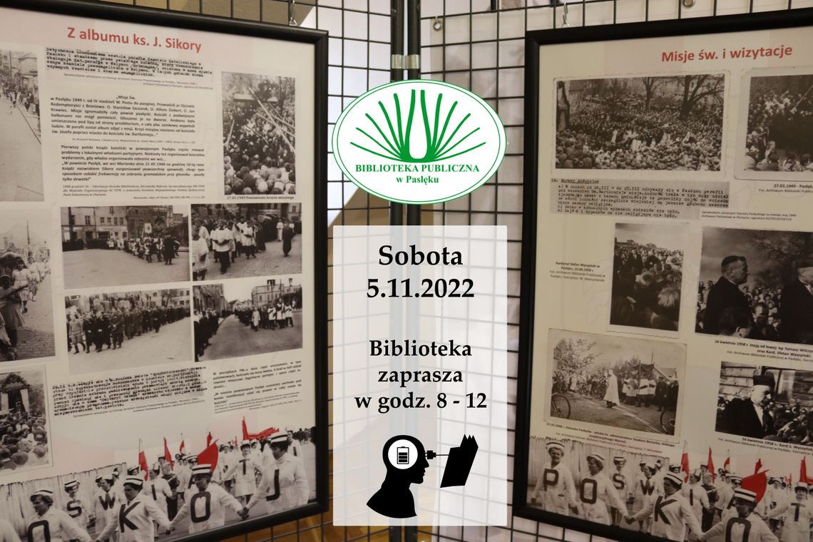 Sobota z pasłęcką biblioteką