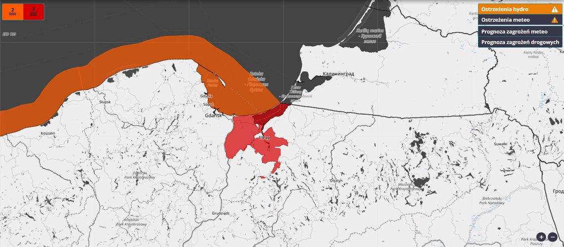 Synoptycy ostrzegają przed silnym, sztormowym wiatrem