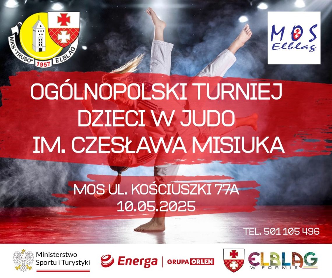 Wielkie emocje na macie. Elbląg gospodarzem Ogólnopolskiego Turnieju Dzieci w Judo im. Czesława Misiuka