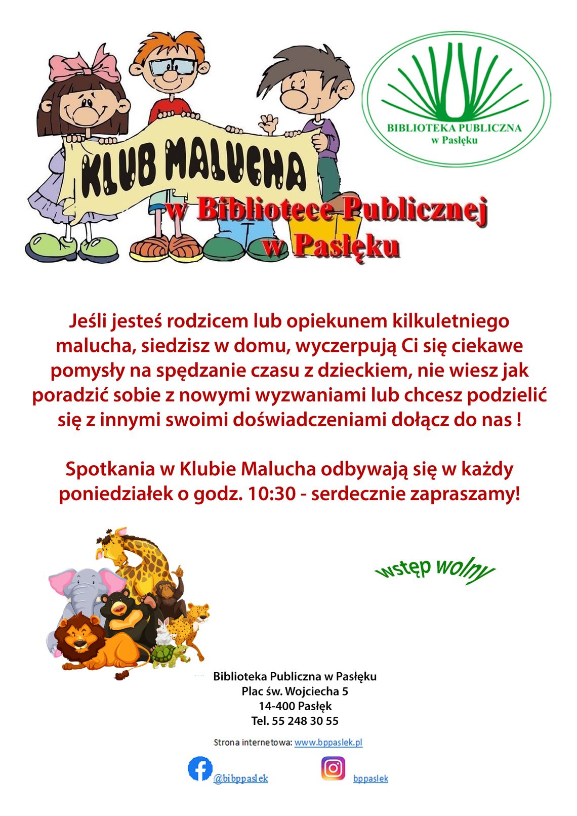 Wracają spotkania w Klubie Malucha