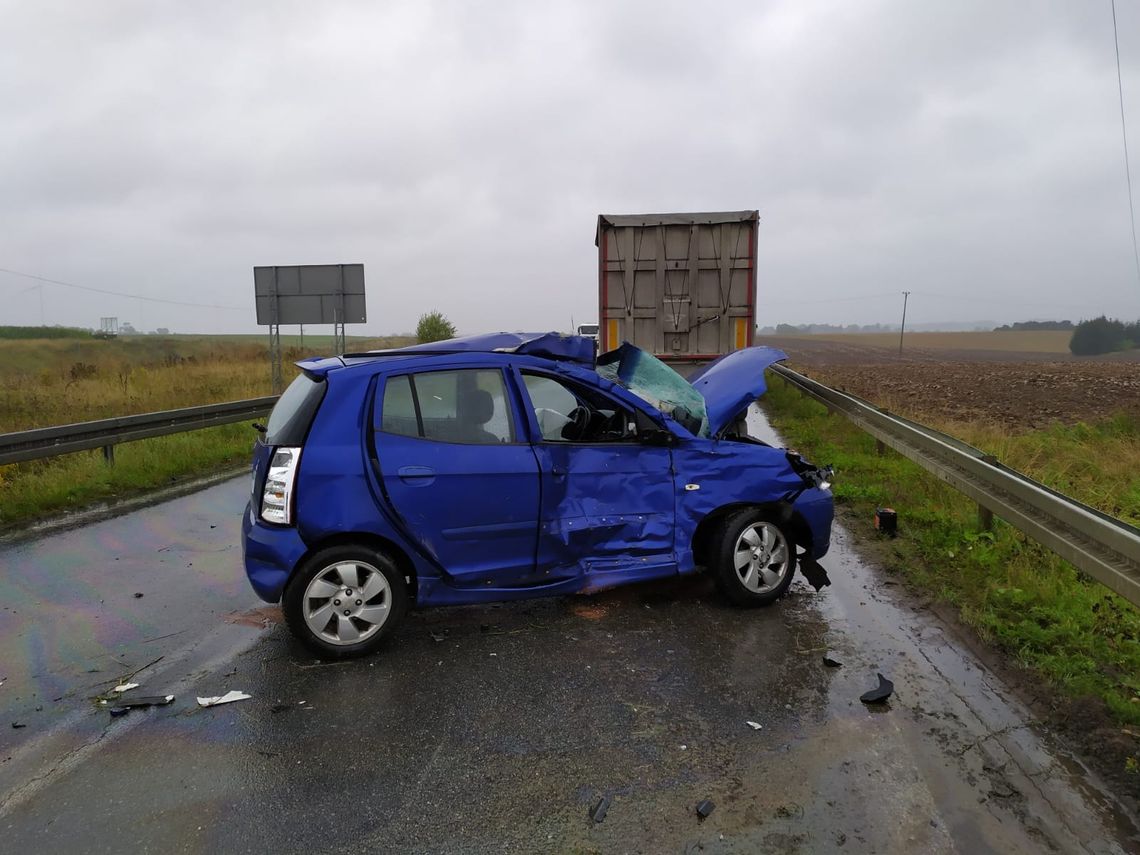 Wypadek na odcinku starej "siódemki"