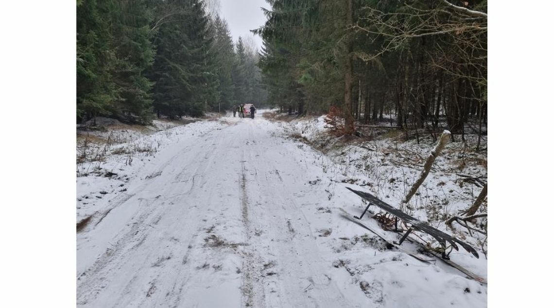 Wypadek podczas kuligu. Chłopiec doznał urazu w postaci obcięcia kciuka lewej ręki