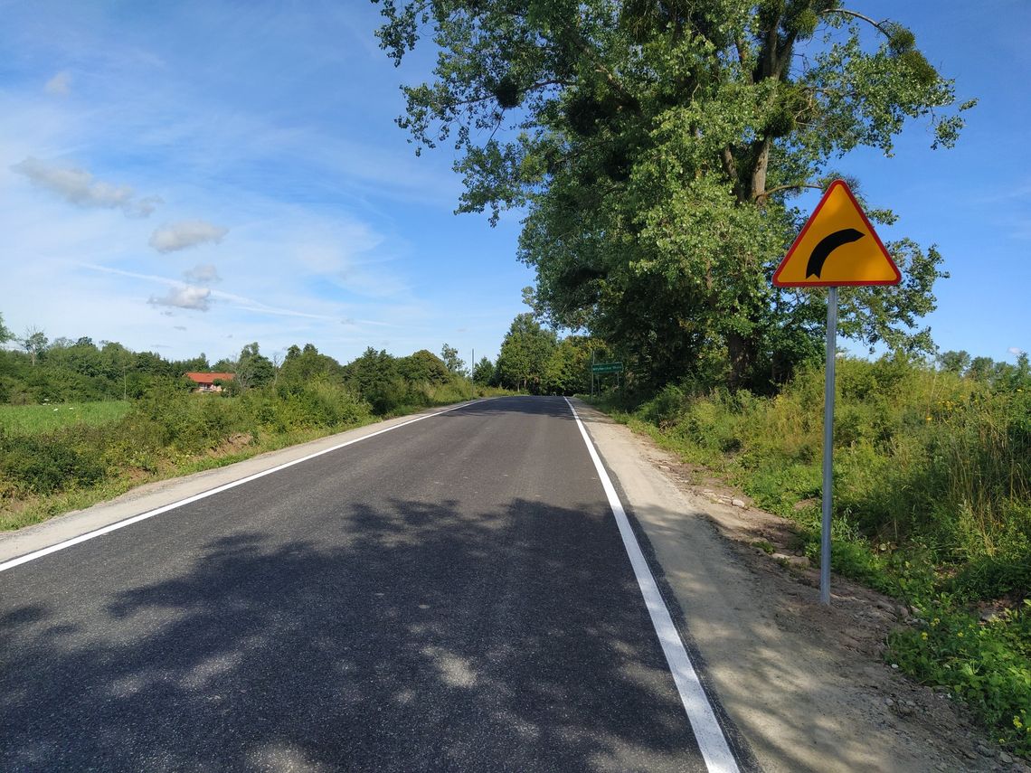 Zakończył się remont drogi powiatowej Młynarska Wola - Janiki Pasłęckie