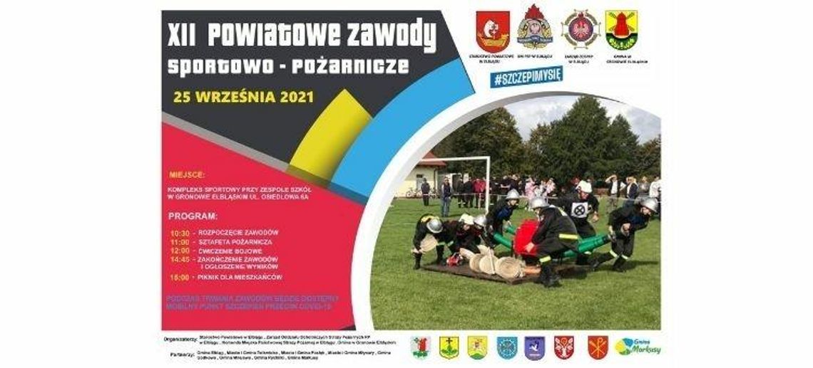 Zawody sportowo – pożarnicze w Gronowie Elbląskim